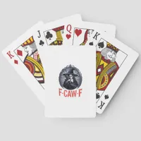 F-Caw-F Classic Retro Graphic Poker Cards