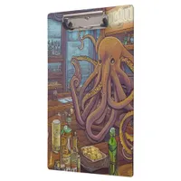 Octopus Bartender  Clipboard