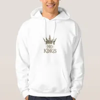 No Kings In America Vintage Graphic Hoodie