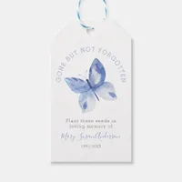 Butterfly Seed Packet Memorial Funeral Favor Tag