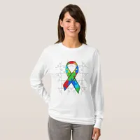 Autism Awareness Puzzle Pieces Ribbon Shirt