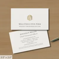 Luxury Executive Linen Business Card