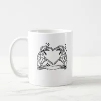 Skeleton Hand Heart Funny Design Style Coffee Mug