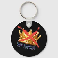 No Kings Trendy Design Keychain