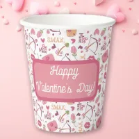 Cute Valentines Day Paper Cups