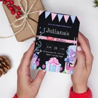 Juliana's Birthday Chalkboard Invitation