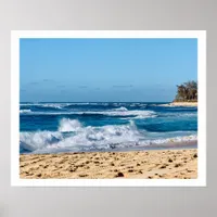 Tropical Island Beach Photography Fine Art Poster