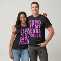 Pastel Purple Camo Is My Cool Color Unisex T-Shirt