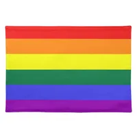 LGBT Pride Rainbow Flag Cloth Placemat