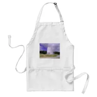 Old Faithful in Yellowstone National Park Adult Apron