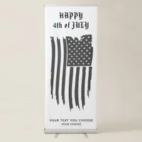 *~* America Grunge Old Glory Flag Patriotic AP16  Retractable Banner