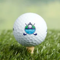 Create Last name or initials monogram golf balls