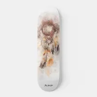 *~* Shamanic Sacred Dream Catcher Tribal Shaman Skateboard