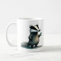Do. Not. Touch. Whimsical Badger Coffee Mug