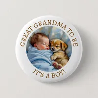 Cute Great Grandma to Be | Boy's Baby Shower
