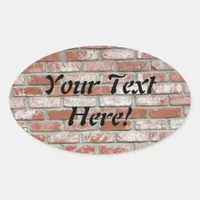 Sticker (ovl) - Brick wall with text