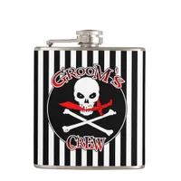 Groom's Crew Flask