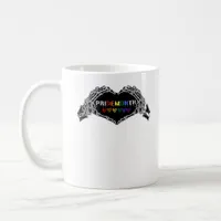 Month Skeleton Heart Hands LGBTQIA Creative Style Coffee Mug