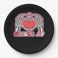 Hands Halloween Classic – Spooky Skeleton Design Paper Plates