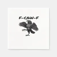 F-Caw-F Essential Vintage Graphic Napkins