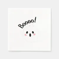 A Cute White Boo Creative Casual Napkins