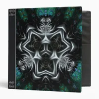 Silver Triadz Fractal Art Avery Binder