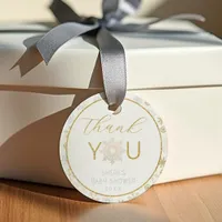 Winter Wonderland Snowflake Thank You Tag