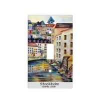 Stockholm Gamla Stan - Old Town Light Switch Cover