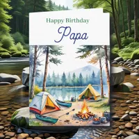 Happy Birthday Papa  | Fishing Tackle Box Card