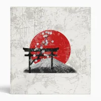 Flag and Symbols of Japan ID153 3 Ring Binder