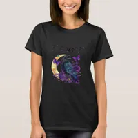 Crow F Caw F Funny Bird Moon Gothic Design T-Shirt