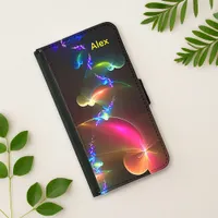 Mystic Spiral Wallet · Fractal Glow Case