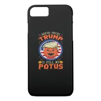 Hocus Pocus  Is Still My Potus Trumpkin Halloween  iPhone 8/7 Case