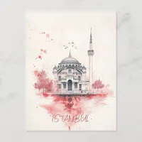 Travel to Istanbul Turkiye Postcard