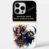 Warrior united with buffalo spirit iPhone 16 pro max case