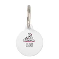Till Death Do Us Part Classic – Sloth and Soulmate Pet ID Tag