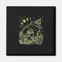 Goblincore Aesthetic Cottagecore Academia Mushroom Magnet