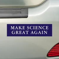 Make Science Great Again MSGA Typography Bumper Sticker