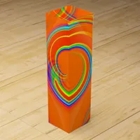 Orange Twirl Wine Box
