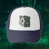 Roar Louder, Hustle Harder, Tiger | Trucker Hat