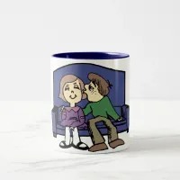 I Like You Valentine Two-Tone Coffee Mug