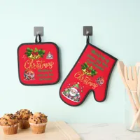 Whisking up some Joy this Christmas | Oven Mitt & Pot Holder Set