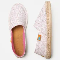 Pink & White Candy Swirls Espadrilles