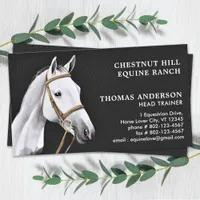 Equine Horse Professional Personalized Equestrian Business Card