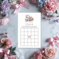 Love Fancy Bridal Shower Elegant Pastel Bingo Game