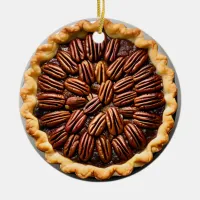 No Pecan at Your Presents  | Food Pun Humor Ceramic Ornament