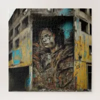 Urban Art on Abandoned Building Jigsaw Puzzle