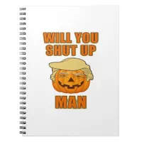 Man, Trumpkin Halloween Notebook