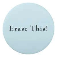 Blue Funny Erase This Quote Personalize Slogan RD Eraser