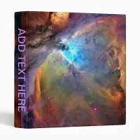 Orion Nebula Space Galaxy Binder